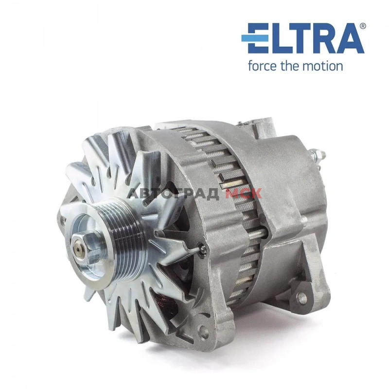 Генератор КАМАЗ дв.ЕВРО-2,3 поликлиновой шкив 740.30, 740.31 (28В/80А) АТЭ-1