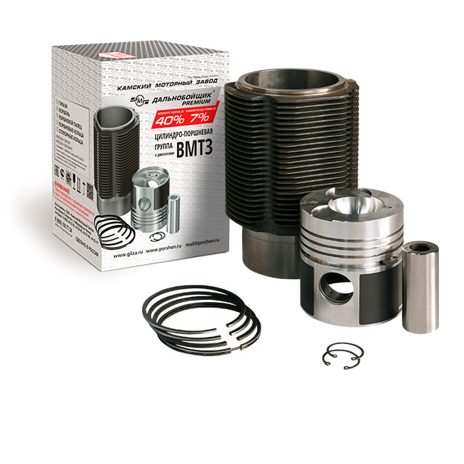 ПОРШНЕВАЯ ГРУППА (к-кт) "Дальнобойщик PREMIUM" к дв.ВМТЗ "КМЗ"