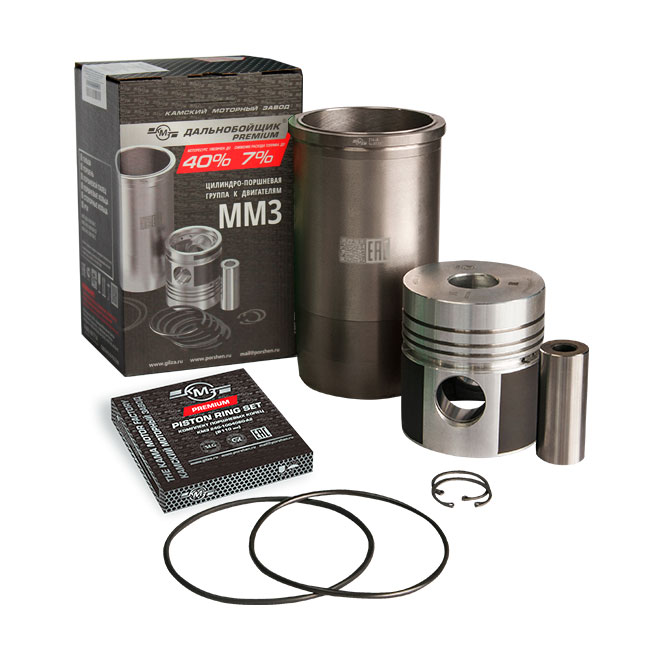 ПОРШНЕВАЯ ГРУППА (к-кт) "Дальнобойщик PREMIUM" к дв.ММЗ-240 "КМЗ"