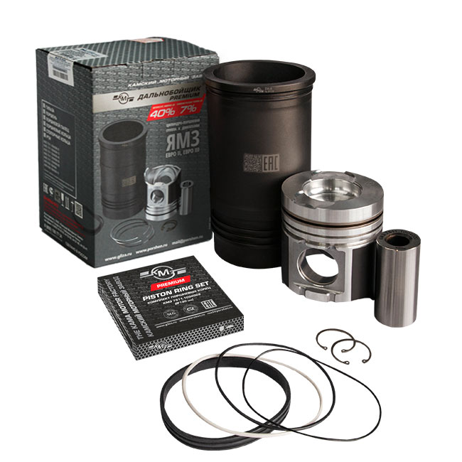 ПОРШНЕВАЯ ГРУППА (к-кт) "Дальнобойщик PREMIUM" к дв.ЯМЗ-7511 "КМЗ"