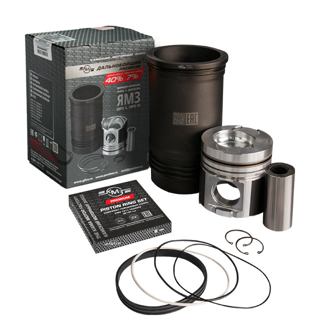 ПОРШНЕВАЯ ГРУППА (к-кт) "Дальнобойщик PREMIUM" к дв.ЯМЗ-7511 "КМЗ"